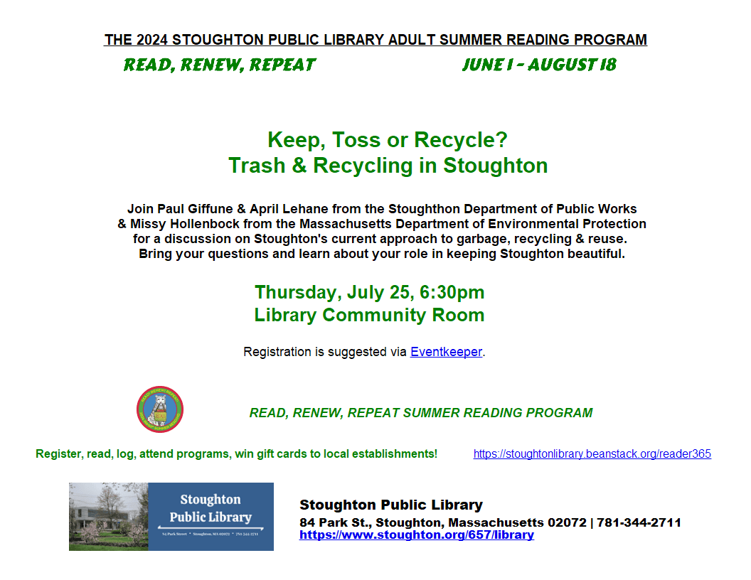 Keep-Toss-Recycle flyer